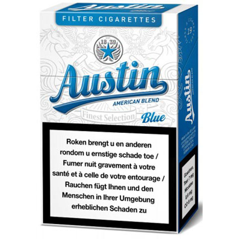 Acheter Cigarettes Austin Bleu pas chères en ligne