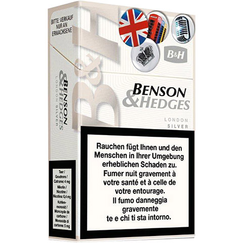 Achat de Cigarettes Benson and Hedges London White pas chères
