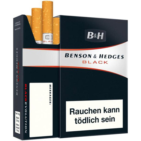 Achetez Cigarettes Benson and Hedges Black pas chères en ligne