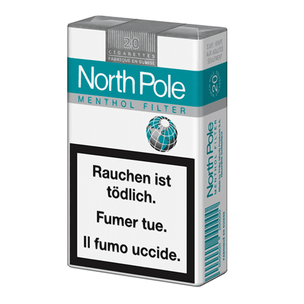 Acheter des cartouches Cigarettes North Pole Menthol pas chères