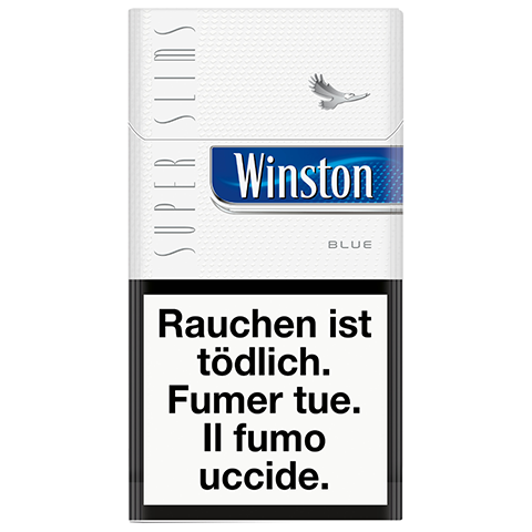 Cartouches de Cigarettes Winston SuperSlims bleue pa chères